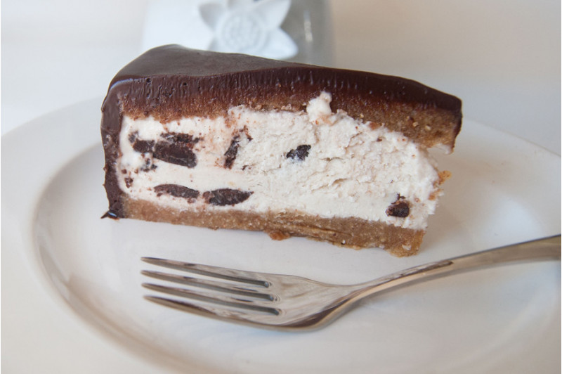 Chocolate Vanilla Ice Cream Cake